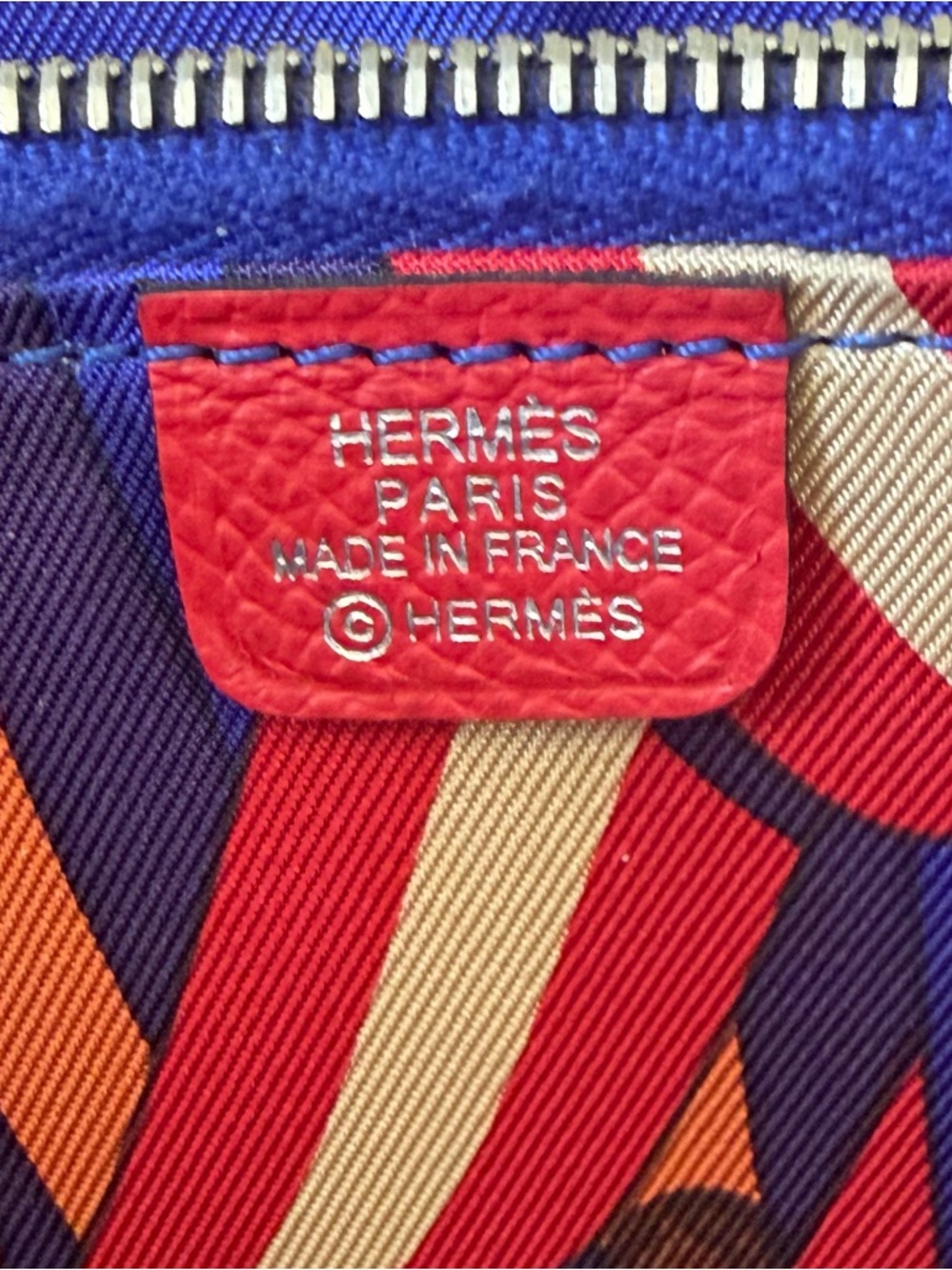 Hermès Azap Silk’In Long Wallet – Texas Rose Epsom Leather with Silk Lining - Picture 9 of 16